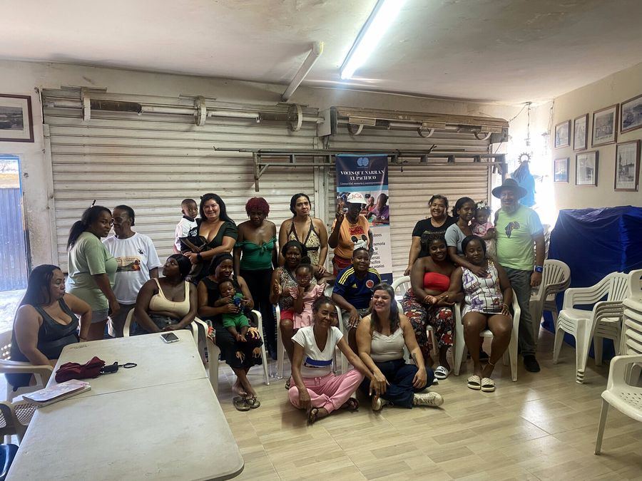 Taller de podcast con madres comunitarias de Playa Renaciente