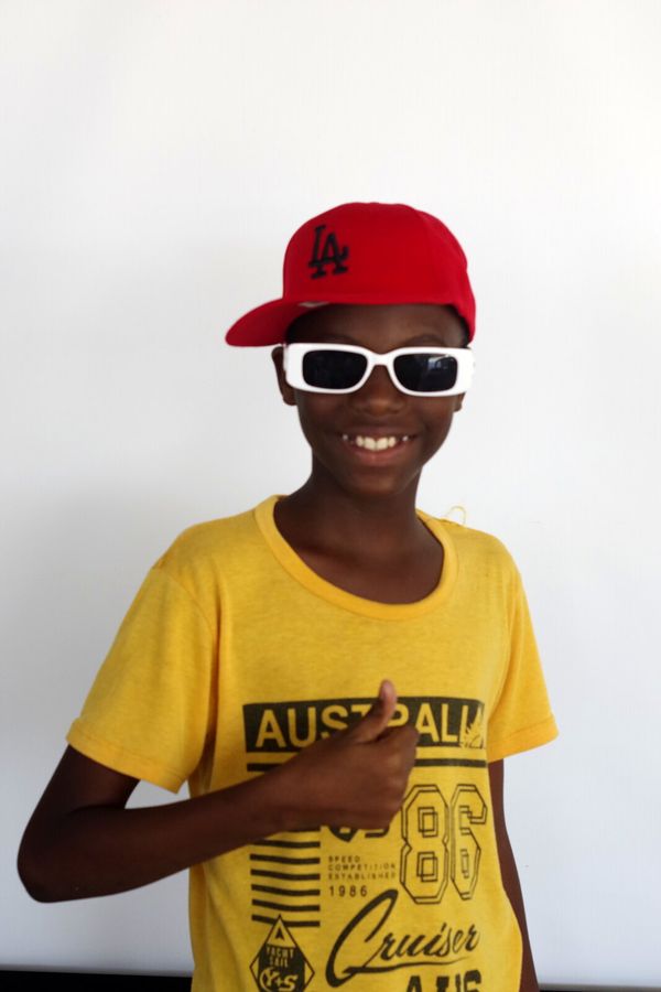 Participante del taller de rap en Guapi