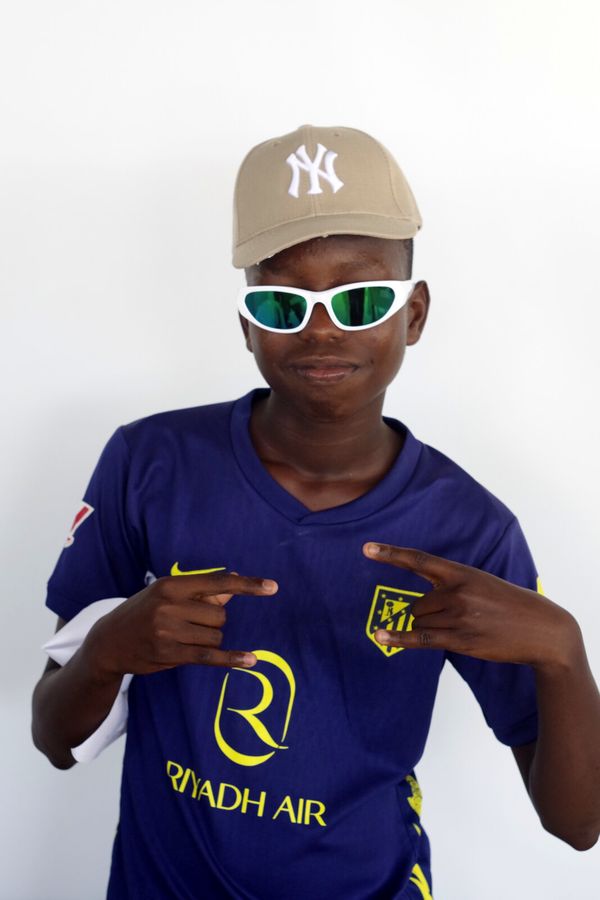 Participante del taller de rap en Guapi